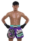 Tuff Shadow & Flame Retro Muay Thai Shorts
