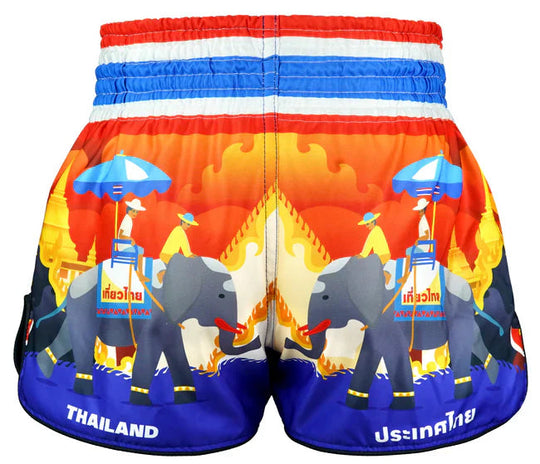 Tuff Siam In Motion Retro Muay Thai Shorts