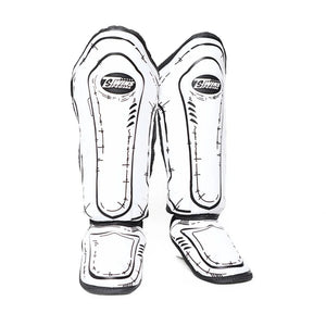 Twins Special FSGL10-66 Comic Shin Guards - White