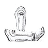 Twins Special FSGL10-66 Comic Shin Guards - White