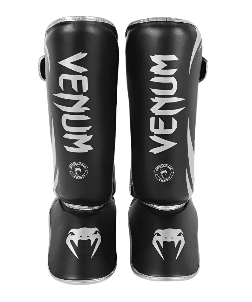 Venum Challenger Standup Shin Guards - Black/Silver