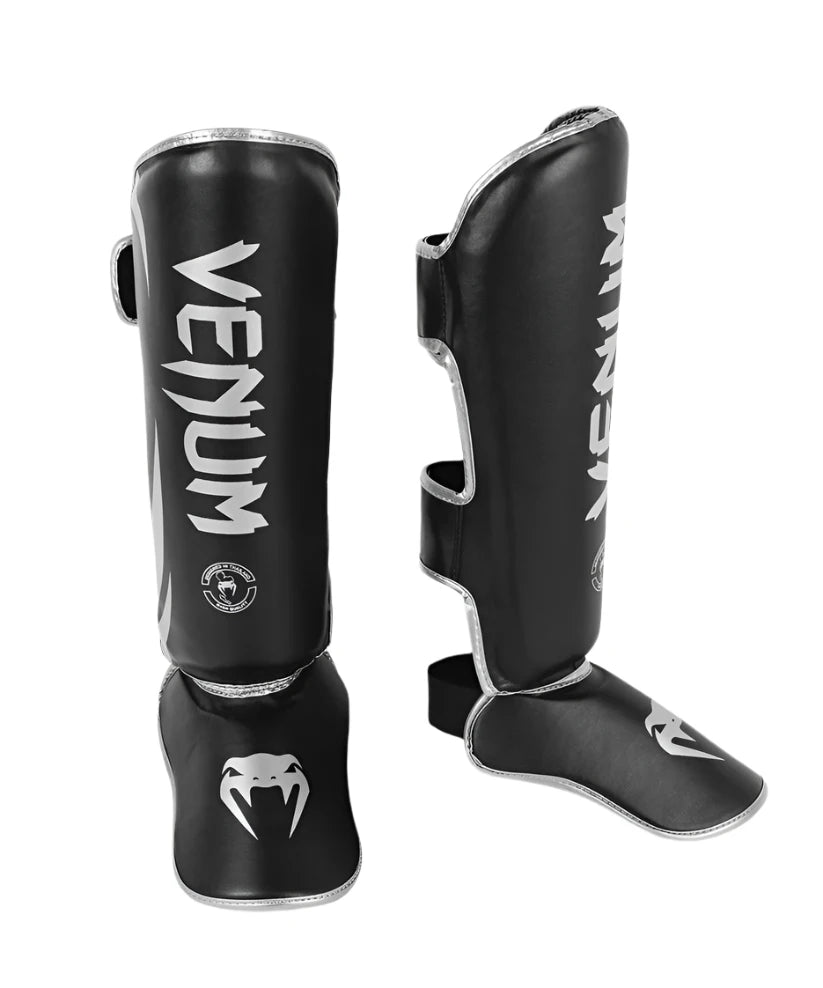 Venum Challenger Standup Shin Guards - Black/Silver