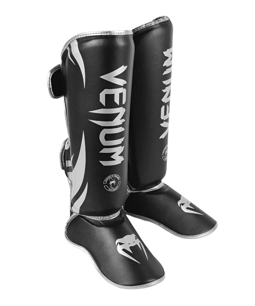 Venum Challenger Standup Shin Guards - Black/Silver