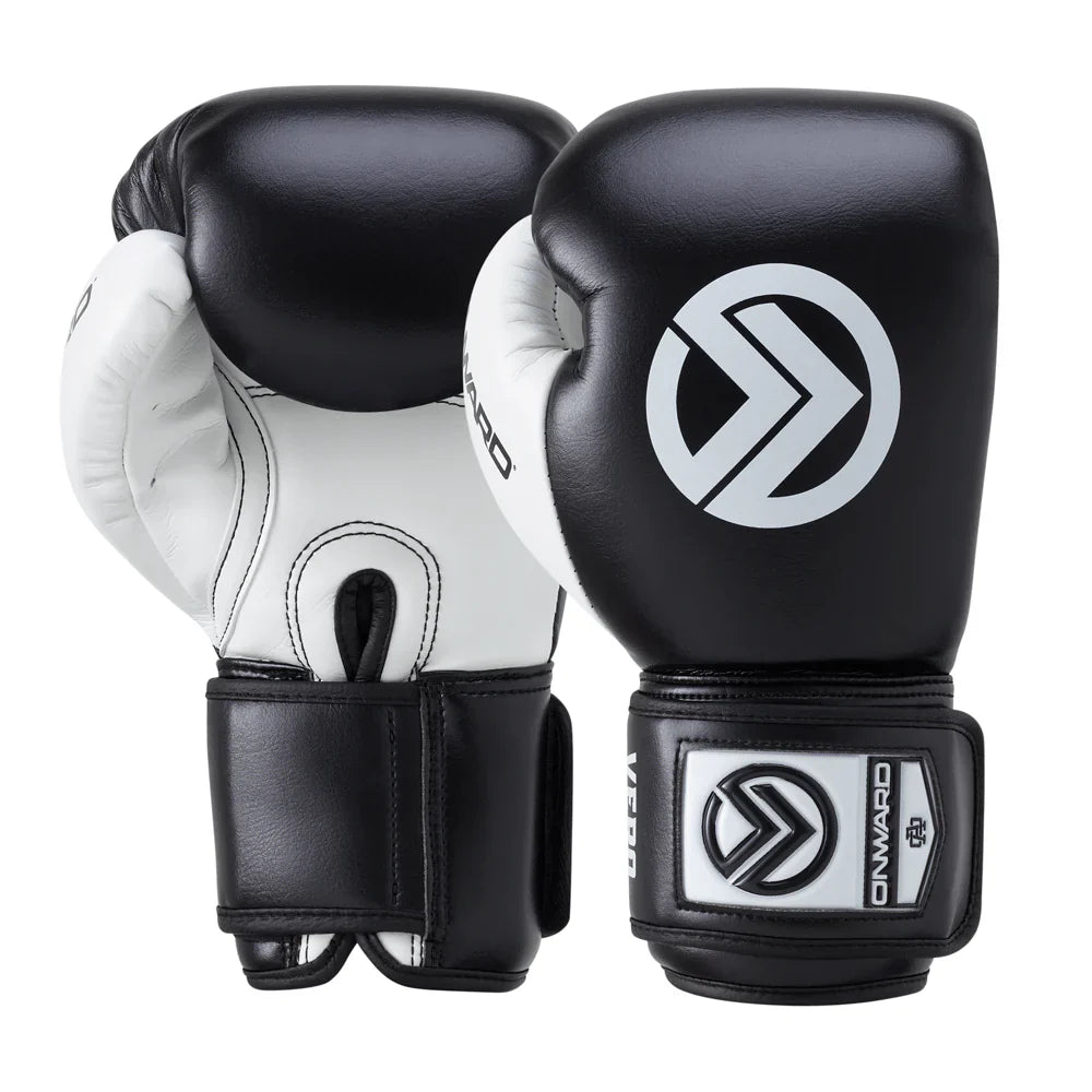 Onward Vero Boxing Glove - Hook&Loop - White/Black