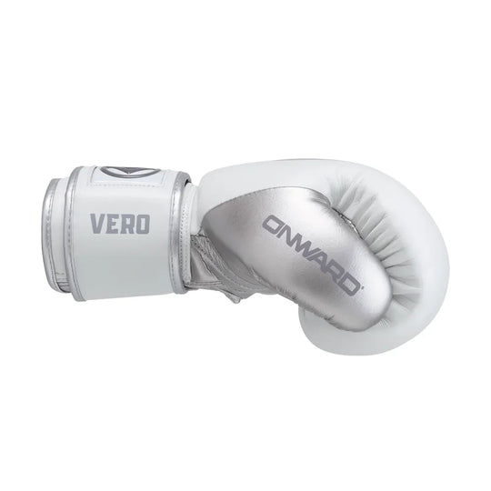 Onward Vero Boxing Glove - Hook&Loop - White/Silver