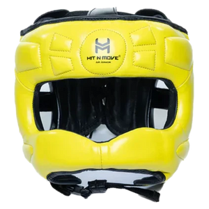 Hit N Move Face Saver Headgear - Yellow