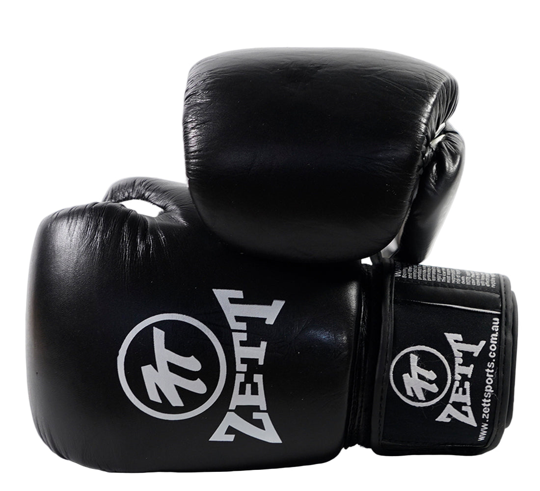 Zett Pro Leather Boxing Gloves