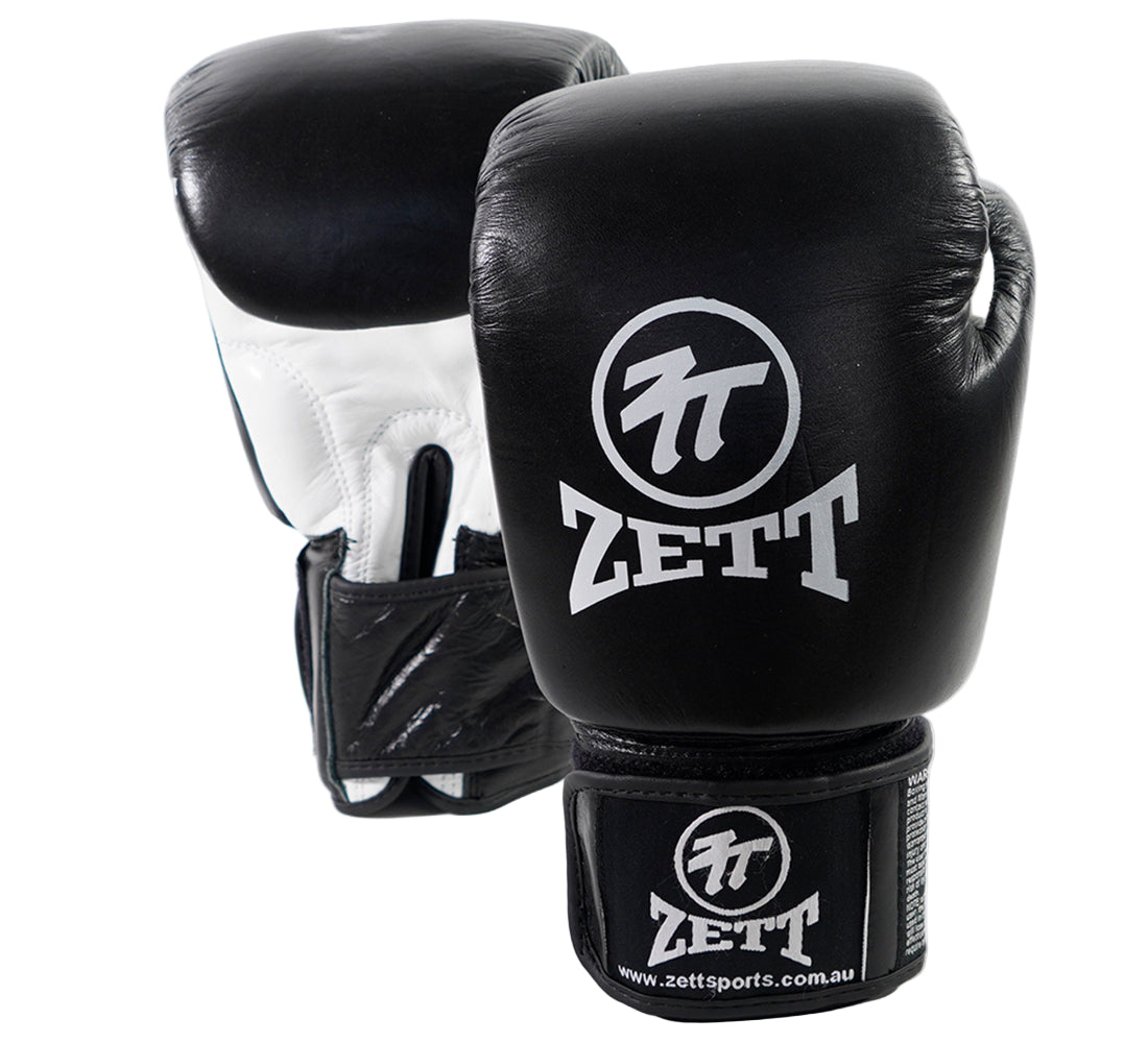 Zett Pro Leather Boxing Gloves