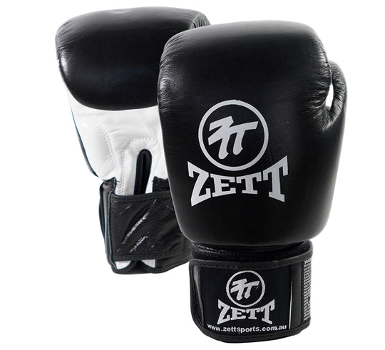 Zett Pro Leather Boxing Gloves