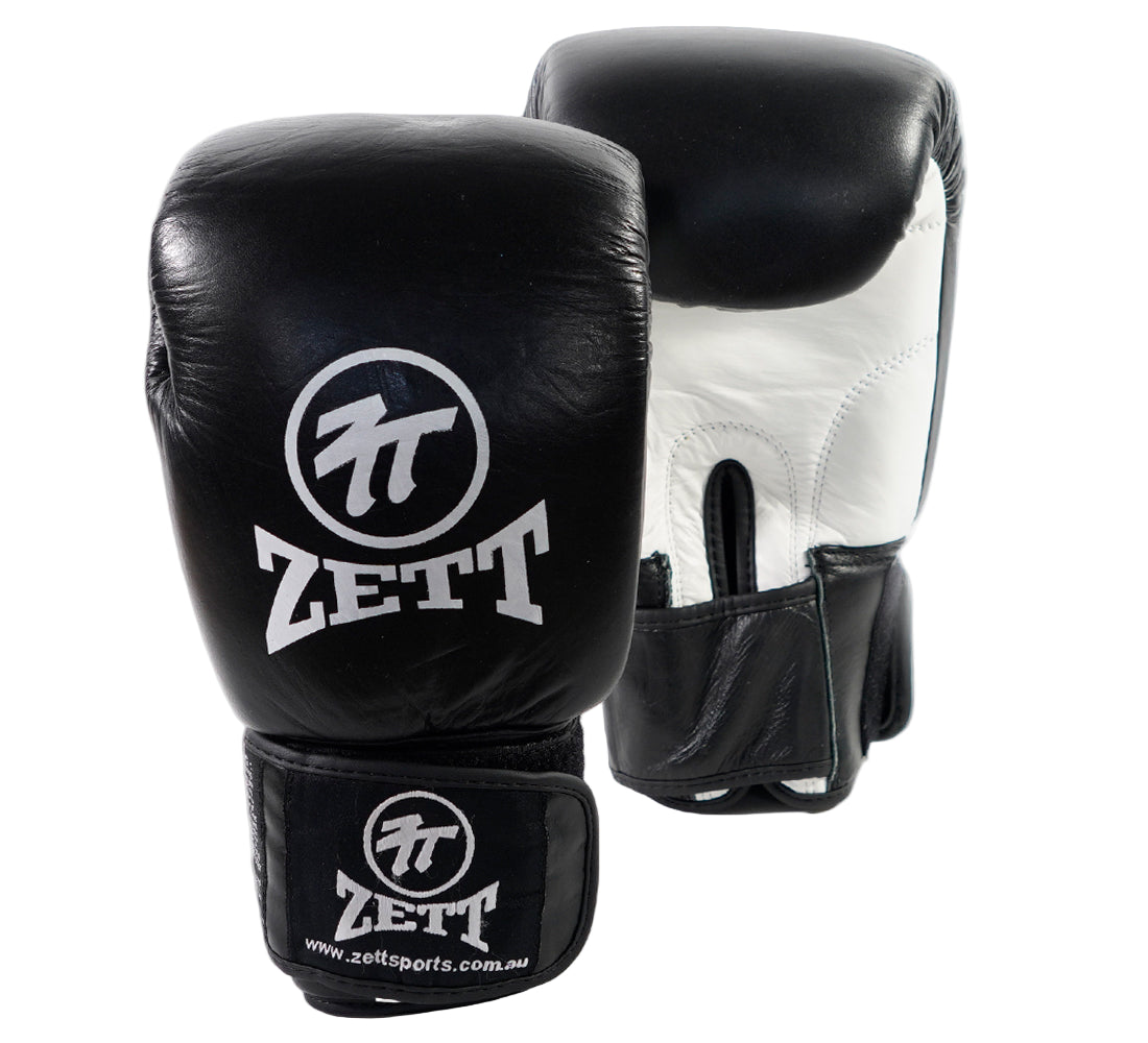 Zett Pro Leather Boxing Gloves