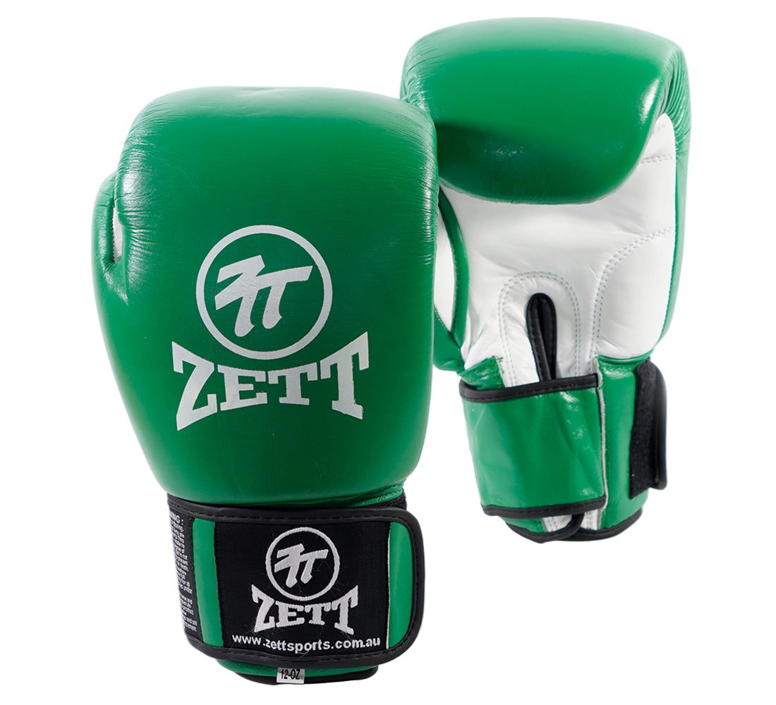 Zett Pro Leather Boxing Gloves