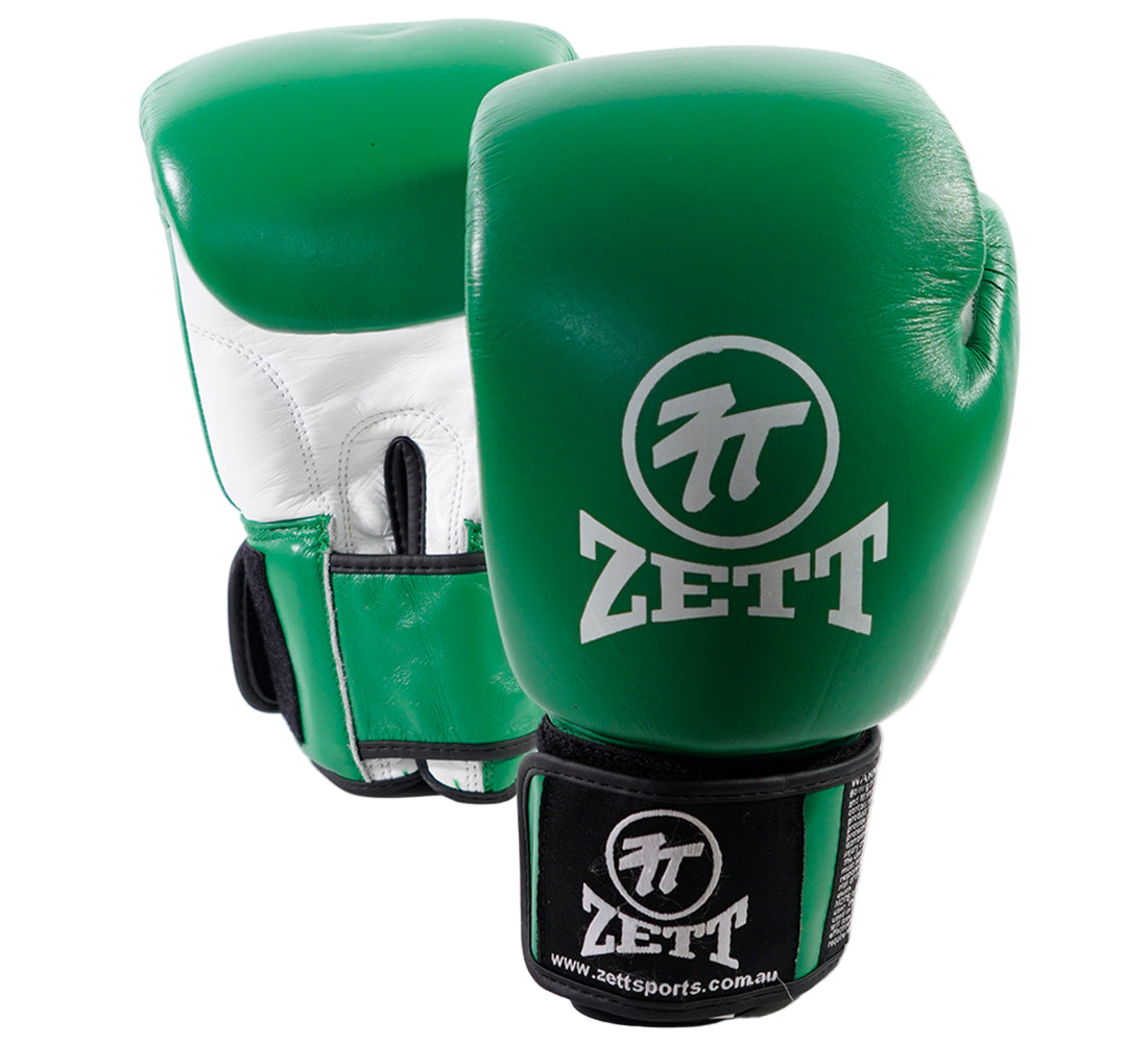 Zett Pro Leather Boxing Gloves