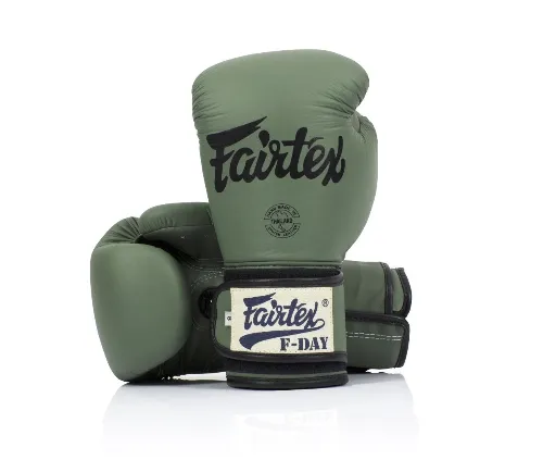 F-DAY LIMITED EDITION ARMY GREEN BOXING GLOVES